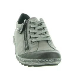 chaussures a lacets - Détente - femme - Synthétique - Gris - Remonte