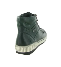 chaussures a lacets - Détente - femme - Cuir - Vert - Remonte