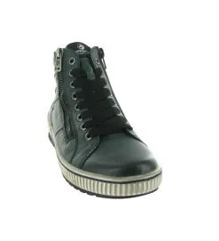 chaussures a lacets - Détente - femme - Cuir - Vert - Remonte