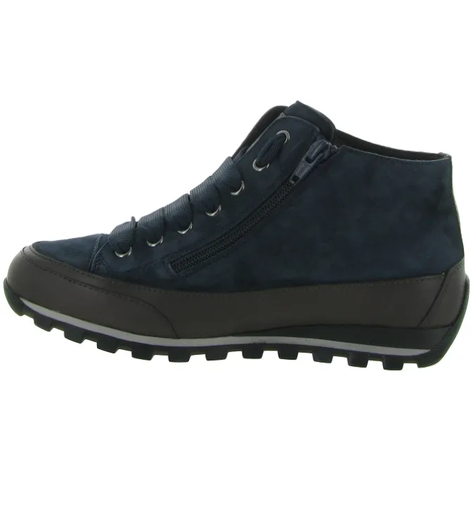 chaussures a lacets - Détente - femme - Cuir - Bleu - Candice cooper