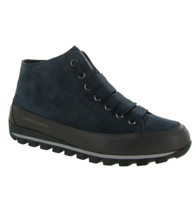 chaussures a lacets - Détente - femme - Cuir - Bleu - Candice cooper