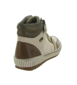 chaussures a lacets - Détente - femme - Cuir - Beige - Remonte