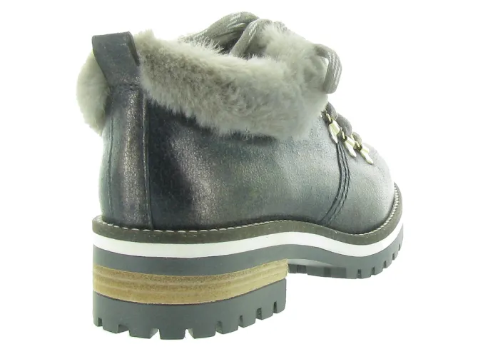 chaussures a lacets - Détente - femme - Cuir - Anthracite - Armando