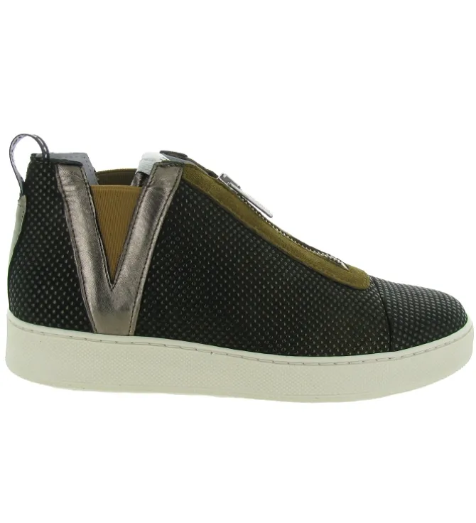 chaussures a lacets - Détente - femme - Cuir - Marron - Vaddia