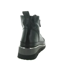 chaussures a lacets - Détente - femme - Cuir - Noir - Xsa
