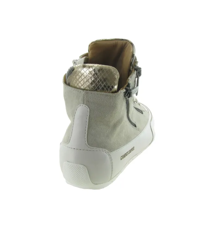 chaussures a lacets - Détente - femme - Cuir - Gris - Candice cooper