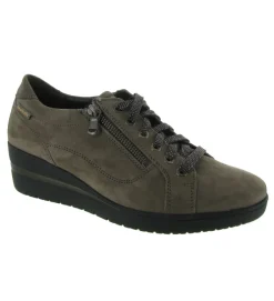 chaussures a lacets - Détente - femme - Cuir - Gris - Mephisto