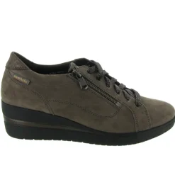 chaussures a lacets - Détente - femme - Cuir - Gris - Mephisto