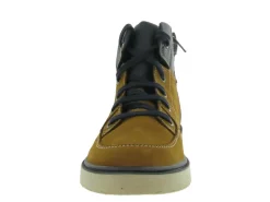 chaussures a lacets - - junior garcon - Nubuck - Jaune - Geox