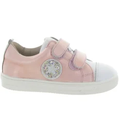 chaussures a scratch - - junior fille - Cuir - Rose - Acebos