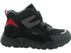 chaussures a scratch - - junior garcon - Synthétique - Noir - Superfit