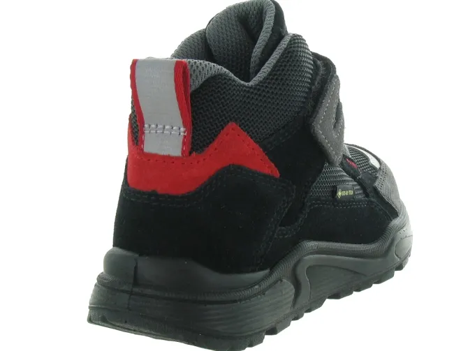 chaussures a scratch - - junior garcon - Synthétique - Noir - Superfit