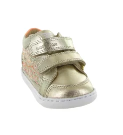 chaussures bebe du 18 au 27 - - bebe fille - Cuir - Or - Shoo pom