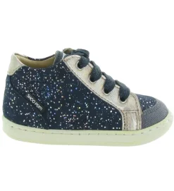 chaussures bebe du 18 au 27 - - bebe fille - Cuir - Bleu Marine - Shoo pom