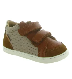 chaussures bebe du 18 au 27 - - bebe garcon - Cuir - Marron - Shoo pom