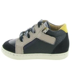 chaussures bebe du 18 au 27 - - bebe garcon - Cuir - Bleu Marine - Shoo pom