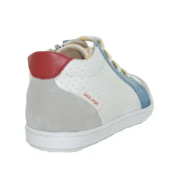 chaussures bebe du 18 au 27 - Semelle souple - bebe garcon - Nubuck - Gris - Shoo pom