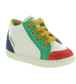 chaussures bebe du 18 au 27 - Semelle souple - bebe garcon - Nubuck - Multicolor - Shoo pom
