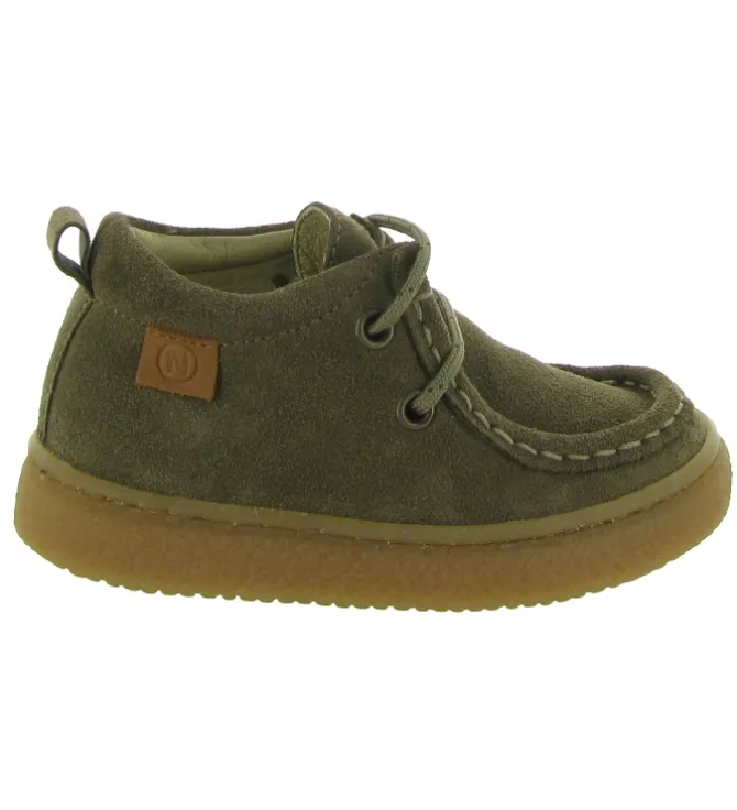 chaussures bebe du 18 au 27 - Semelle souple - bebe garcon - Cuir - Kaki - Naturino