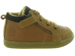 chaussures bebe du 18 au 27 - Semelle souple - bebe garcon - Cuir - Marron - Shoo pom