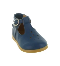 chaussures bebe du 18 au 27 - Semelle souple - bebe fille - Cuir - Bleu - Babybotte