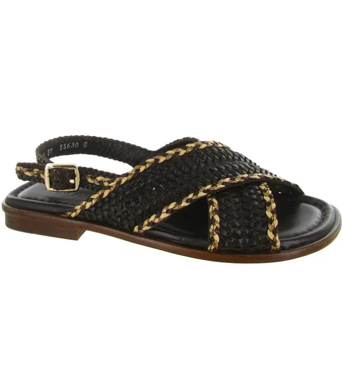 escarpins et trotteurs - Bride arrière - femme - Cuir - Marron - Pons quintana