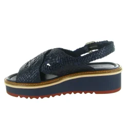 escarpins et trotteurs - Bride arrière - femme - Cuir - Bleu Marine - Pons quintana