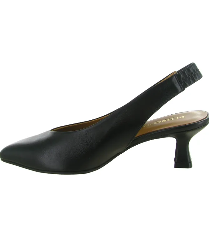 escarpins et trotteurs - Bride arrière - femme - Cuir - Noir - Pedro miralles