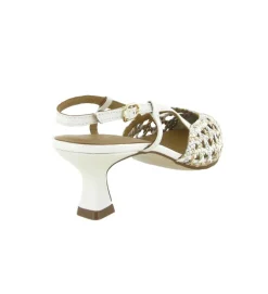 escarpins et trotteurs - Bride arrière - femme - Cuir - Blanc - Pedro miralles
