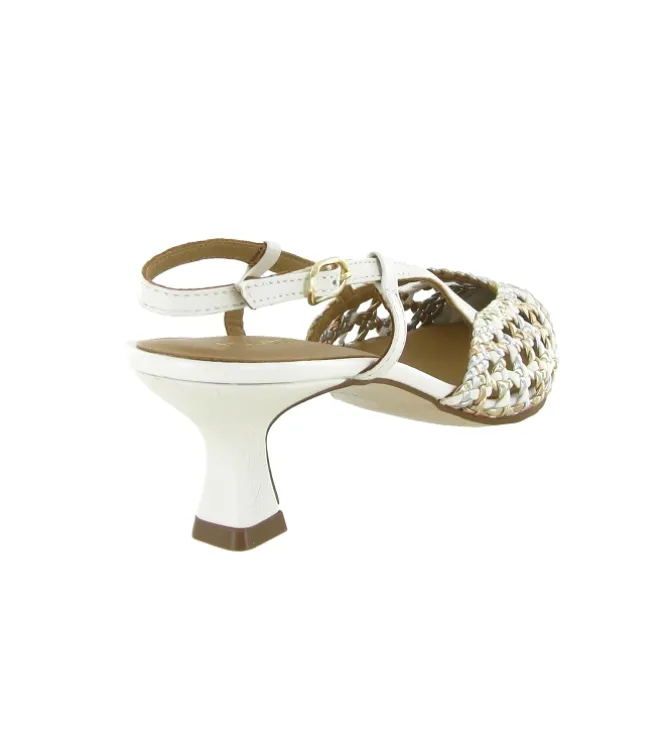 escarpins et trotteurs - Bride arrière - femme - Cuir - Blanc - Pedro miralles