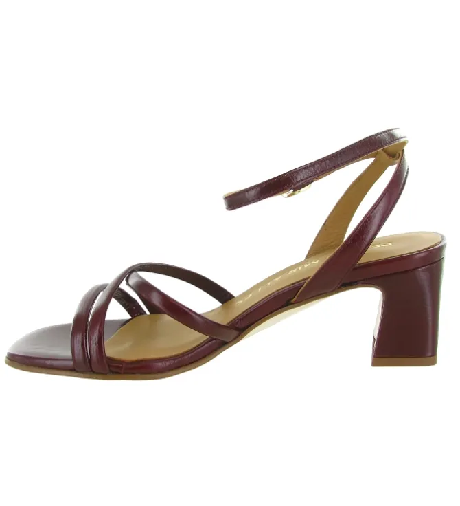 escarpins et trotteurs - Bride arrière - femme - Cuir - Bordeaux - Pedro miralles