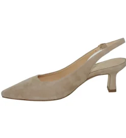 escarpins et trotteurs - Bride arrière - femme - Cuir - Beige - Julie dee