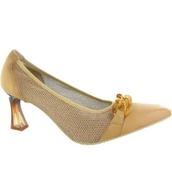escarpins et trotteurs - Cérémonie - femme - Cuir - Bronze - Hispanitas