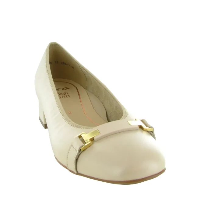 escarpins et trotteurs - Fermé - femme - Cuir - Beige - Ara