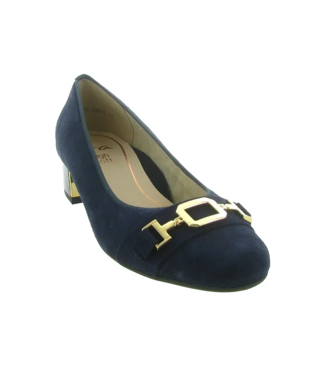 escarpins et trotteurs - Fermé - femme - Cuir - Bleu Marine - Ara