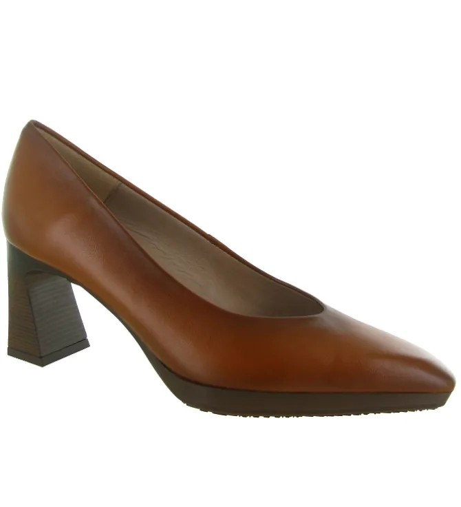 escarpins et trotteurs - Fermé - femme - Cuir - Marron - Hispanitas