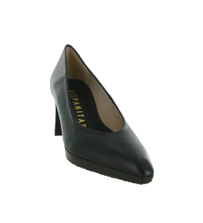 escarpins et trotteurs - Fermé - femme - Cuir - Noir - Hispanitas