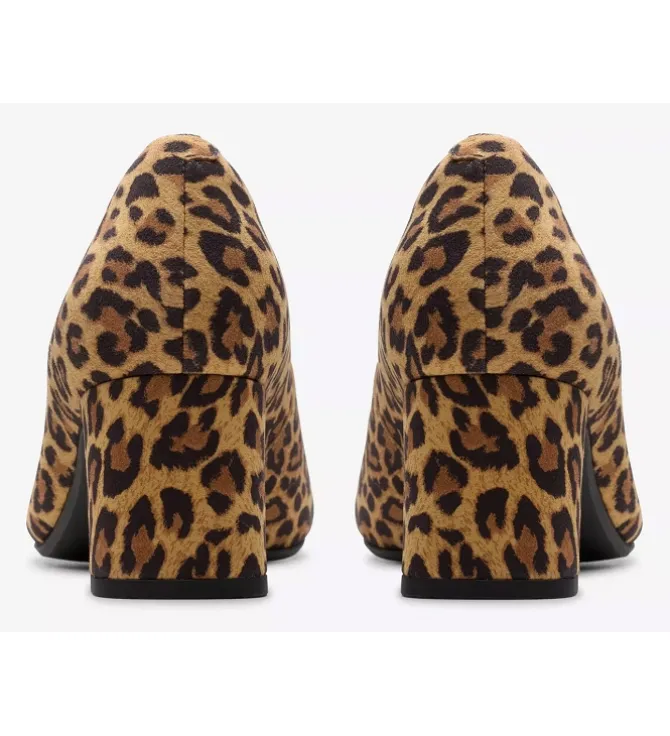 escarpins et trotteurs - Fermé - femme - Cuir - Léopard - Clarks