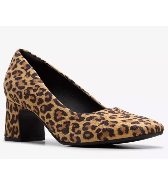 escarpins et trotteurs - Fermé - femme - Cuir - Léopard - Clarks