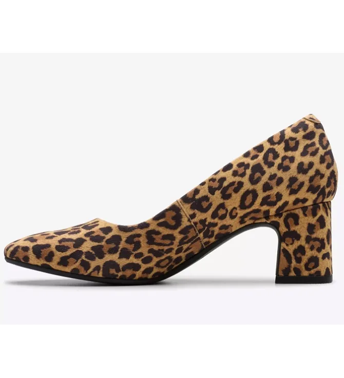 escarpins et trotteurs - Fermé - femme - Cuir - Léopard - Clarks