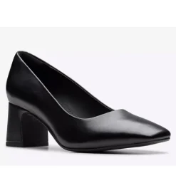 escarpins et trotteurs - Fermé - femme - Cuir - Noir - Clarks