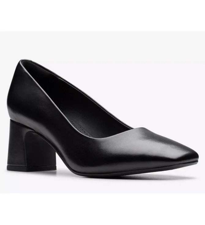 escarpins et trotteurs - Fermé - femme - Cuir - Noir - Clarks