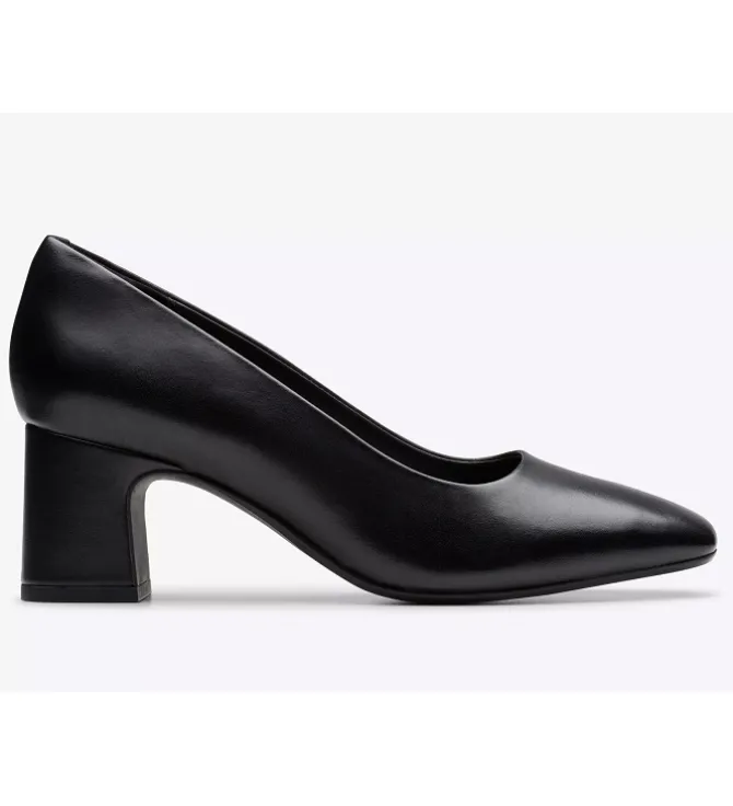 escarpins et trotteurs - Fermé - femme - Cuir - Noir - Clarks