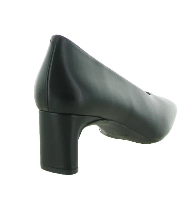 escarpins et trotteurs - Fermé - femme - Cuir - Noir - Unisa