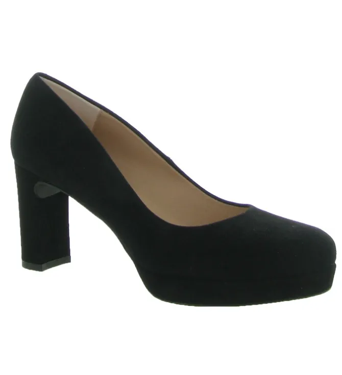 escarpins et trotteurs - Fermé - femme - Cuir - Noir - Unisa