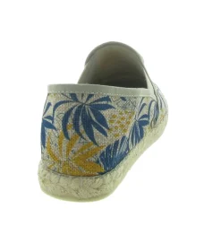 espadrilles - Espadrille plate - femme - Toile - Bleu - La maison de l espadrille