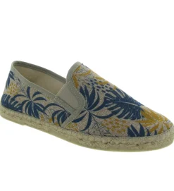 espadrilles - Espadrille plate - femme - Toile - Bleu - La maison de l espadrille