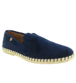 espadrilles - - homme - Nubuck - Bleu Marine - Verbenas