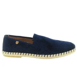 espadrilles - - homme - Nubuck - Bleu Marine - Verbenas