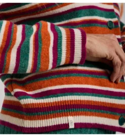 gilet - MANCHE LONGUE - vetement femme - Coton - Multicolor - Graine